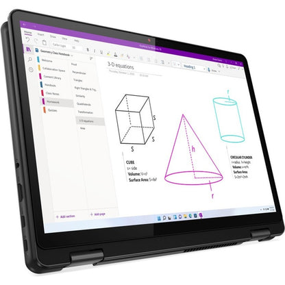 Ordinateur portable Lenovo 13w Yoga 82S1000ACF 13,3" à écran tactile - WUXGA - 1920 x 1200 - AMD Ryzen 3 5425U Quad-core (4 cœurs) 2,70 GHz - 4 Go de RAM totale - 4 Go de mémoire embarquée - 128 Go SSD - Thunder Black 82S1000ACF