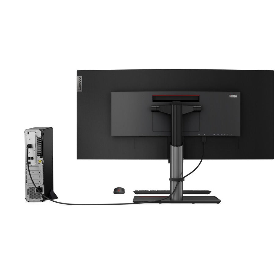 Ordinateur de bureau Lenovo ThinkCentre M80s Gen 3 11TG0023US - Intel Core i7 12e génération i7-12700 Dodeca-core (12 cœurs) - 16 Go de RAM DDR5 SDRAM - Disque dur 1 To - Petit facteur de forme - Noir 11TG0023US