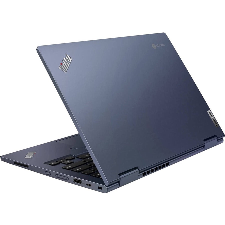 Lenovo ThinkPad C13 Yoga Gen 1 20UX001TUS Chromebook convertible 2 en 1 à écran tactile 13,3" - Full HD - 1920 x 1080 - AMD Ryzen 7 3700C Quad-core (4 Core) 2,30 GHz - 16 Go de RAM totale - 256 Go de SSD - Bleu abysse 20UX001TUS