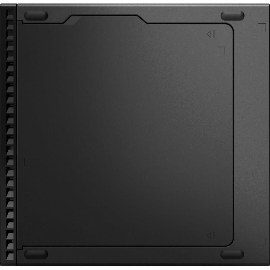 Ordinateur de bureau Lenovo ThinkCentre M70q Gen 3 11T3000NUS - Intel Core i3 12e génération i3-12100T Quad-core (4 cœurs) 2,20 GHz - 8 Go de RAM DDR4 SDRAM - 256 Go NVMe M.2 PCI Express PCI Express NVMe 4.0 SSD - Minuscule - Noir 11T3000NUS