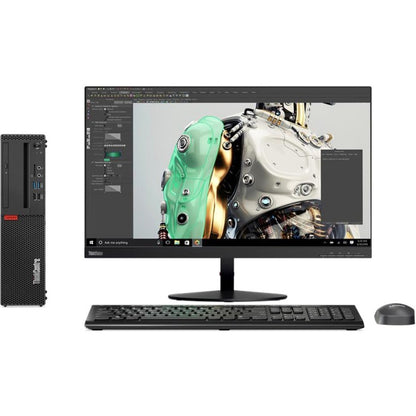 Ordinateur de bureau Lenovo ThinkCentre M75s-1 11A9000MCA - AMD Ryzen 3 3200G 3,60 GHz - 8 Go de RAM DDR4 SDRAM - Disque dur 1 To - Petit format - Noir corbeau 11A9000MCA