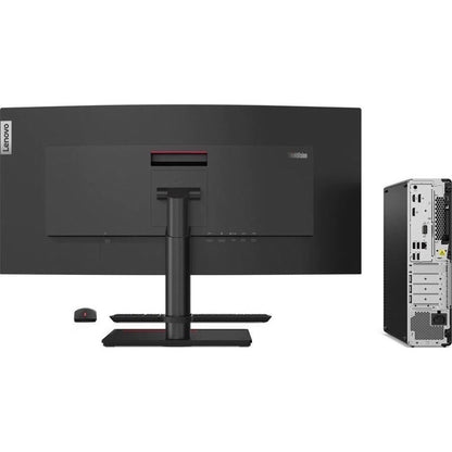 Ordinateur de bureau Lenovo ThinkCentre M80s 11CU003LUS - Intel Core i3 10e génération i3-10100 Quad-core (4 cœurs) 3,60 GHz - 8 Go de RAM DDR4 SDRAM - 256 Go de SSD M.2 PCI Express NVMe x4 - Petit facteur de forme - Noir 11CU003LUS