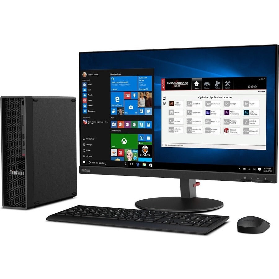Lenovo ThinkStation P350 30E5004EUS Workstation - 1 x Intel Core i5 Hexa-core (6 Core) i5-11500 11th Gen 2.70 GHz - 16 GB DDR4 SDRAM RAM - 512 GB SSD - Small Form Factor 30E5004EUS