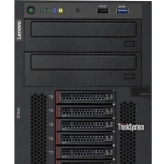 Lenovo ThinkSystem ST550 7X10A0EGNA 4U Tower Server - 1 x Intel Xeon Silver 4208 2.10 GHz - 32 GB RAM - 12Gb/s SAS, Serial ATA/600 Controller 7X10A0EGNA