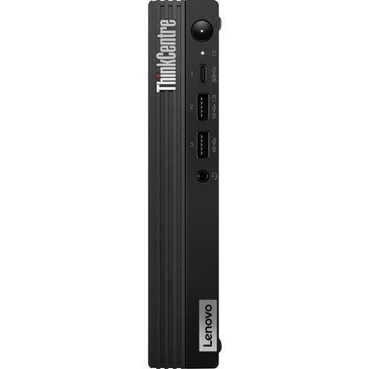 Ordinateur de bureau Lenovo ThinkCentre M70q Gen 3 11T300AKUS - Intel Core i5 12e génération i5-12400T Hexa-core (6 cœurs) 1,80 GHz - 16 Go RAM DDR4 SDRAM - 256 Go SSD M.2 PCI Express NVMe 4.0 - Minuscule - Noir 11T300AKUS