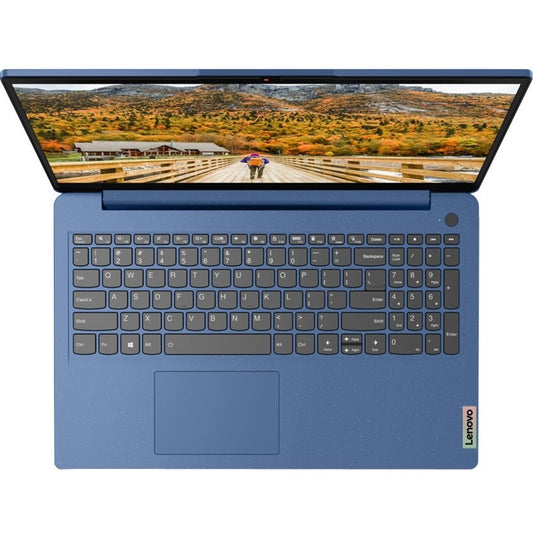 Ordinateur portable Lenovo IdeaPad 3 15ALC6 82KU0047CF 15,6" - Full HD - 1920 x 1080 - AMD Ryzen 5 5500U Hexa-core (6 cœurs) 2,10 GHz - 8 Go de RAM totale - SSD 512 Go - Bleu abysse 82KU0047CF