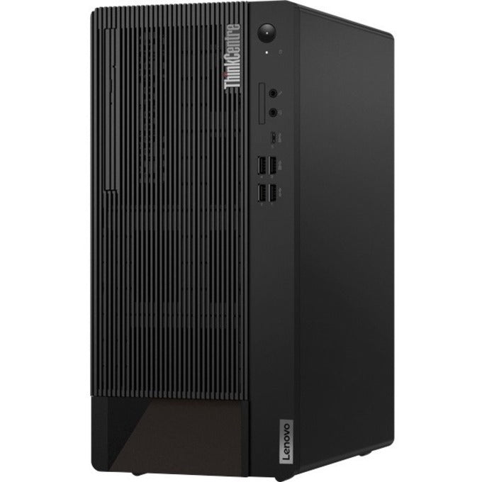 Ordinateur de bureau Lenovo ThinkCentre M90t Gen 3 11TN001PCA - Intel Core i5 12e génération i5-12500 Hexa-core (6 cœurs) 3 GHz - 8 Go de RAM DDR5 SDRAM - 256 Go NVMe M.2 PCI Express PCI Express NVMe 4.0 x4 SSD - Tour - Noir 11TN001PCA