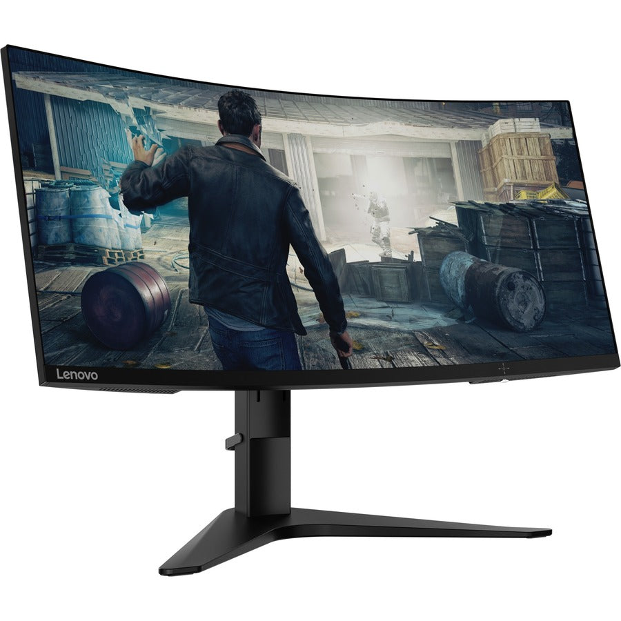 Moniteur LCD de jeu WLED incurvé Lenovo G34w-10 34" UW-QHD - 21:9 - Noir 66A1GCCBUS