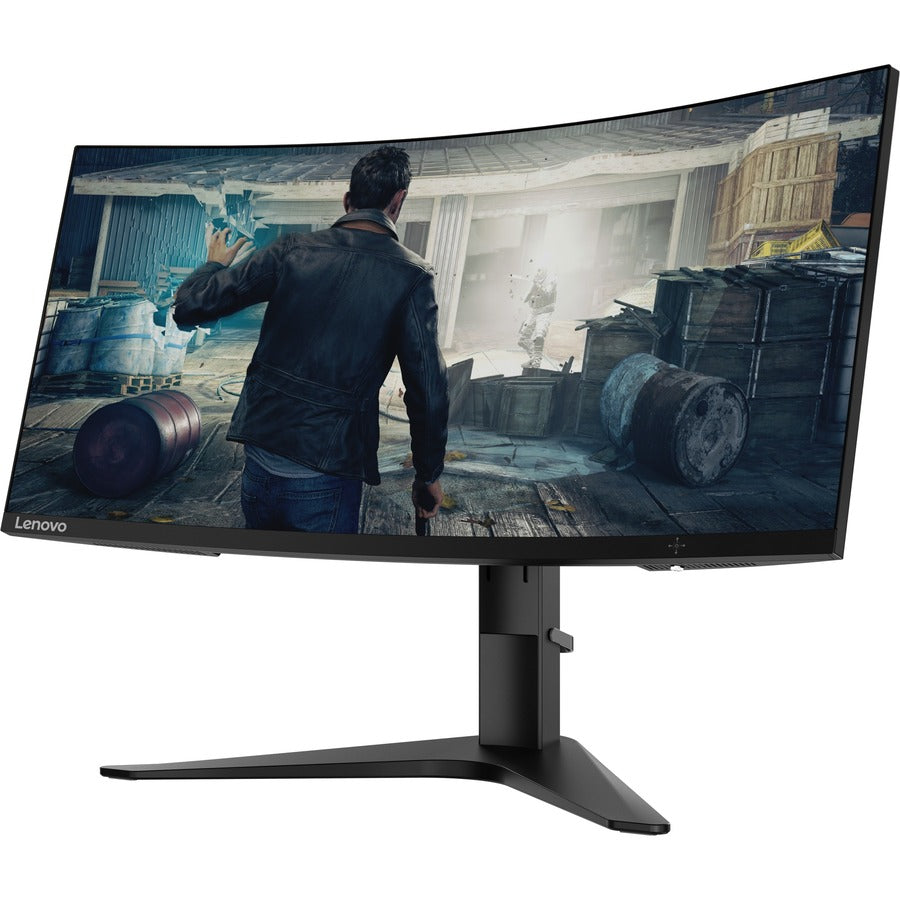 Moniteur LCD de jeu WLED incurvé Lenovo G34w-10 34" UW-QHD - 21:9 - Noir 66A1GCCBUS