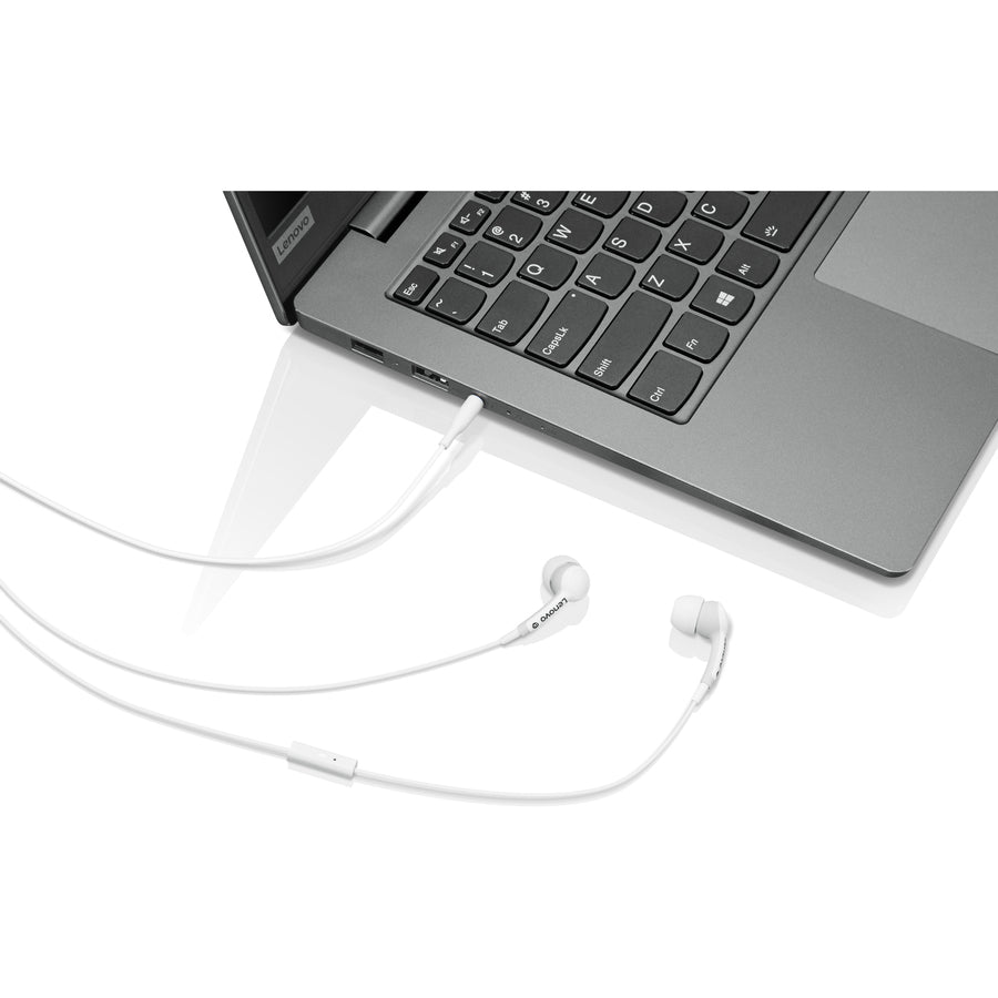 Écouteurs intra-auriculaires Lenovo 100 - Blanc GXD0S50938