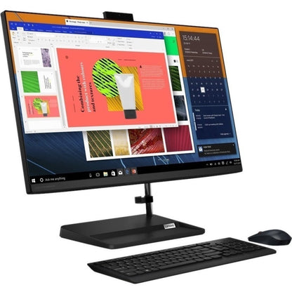 Ordinateur tout-en-un Lenovo IdeaCentre 3 24ALC6 F0G100JUFZ - AMD Ryzen 5 5500U Hexa-core (6 cœurs) 2,10 GHz - 8 Go RAM DDR4 SDRAM - 256 Go SSD M.2 PCI Express - Écran tactile 23,8" Full HD 1920 x 1080 - Bureau - Noir F0G100JUFZ