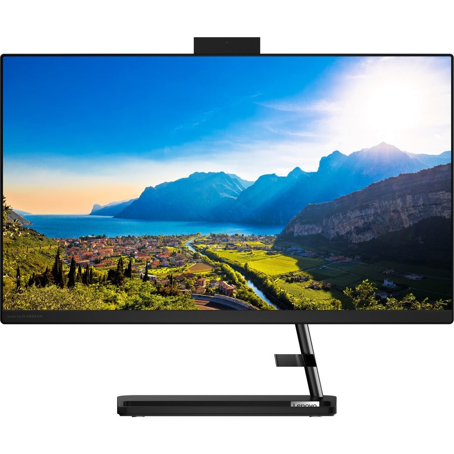 Ordinateur tout-en-un Lenovo IdeaCentre 3 24ALC6 F0G100JUFZ - AMD Ryzen 5 5500U Hexa-core (6 cœurs) 2,10 GHz - 8 Go RAM DDR4 SDRAM - 256 Go SSD M.2 PCI Express - Écran tactile 23,8" Full HD 1920 x 1080 - Bureau - Noir F0G100JUFZ