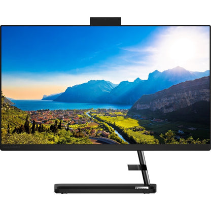 Ordinateur tout-en-un Lenovo IdeaCentre 3 24ALC6 F0G100JUFZ - AMD Ryzen 5 5500U Hexa-core (6 cœurs) 2,10 GHz - 8 Go RAM DDR4 SDRAM - 256 Go SSD M.2 PCI Express - Écran tactile 23,8" Full HD 1920 x 1080 - Bureau - Noir F0G100JUFZ