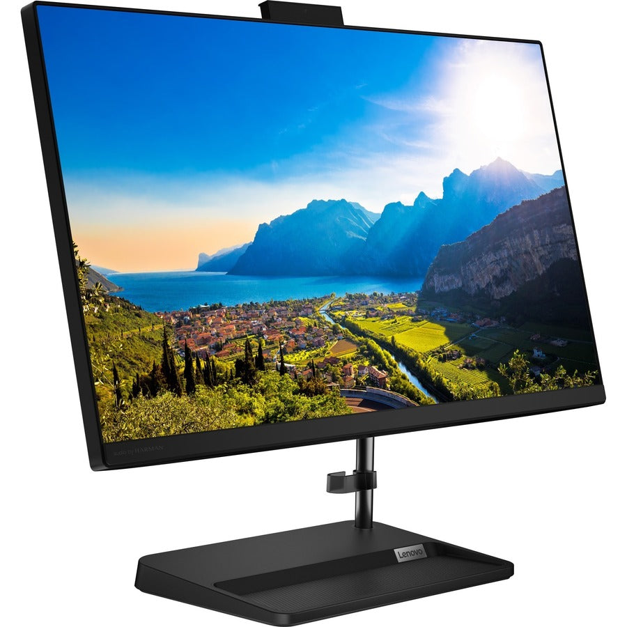 Ordinateur tout-en-un Lenovo IdeaCentre 3 24ALC6 F0G100JUFZ - AMD Ryzen 5 5500U Hexa-core (6 cœurs) 2,10 GHz - 8 Go RAM DDR4 SDRAM - 256 Go SSD M.2 PCI Express - Écran tactile 23,8" Full HD 1920 x 1080 - Bureau - Noir F0G100JUFZ