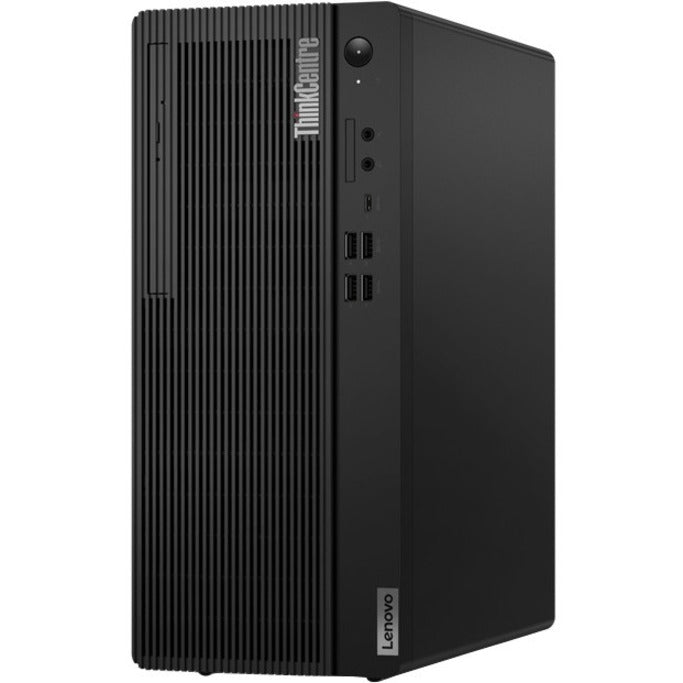Ordinateur de bureau Lenovo ThinkCentre M80t Gen 3 11TE000AUS - Intel Core i5 12e génération i5-12500 Hexa-core (6 cœurs) 3 GHz - 8 Go de RAM DDR5 SDRAM - 256 Go de SSD M.2 PCI Express NVMe 4.0 - Tour - Noir corbeau 11TE000AUS
