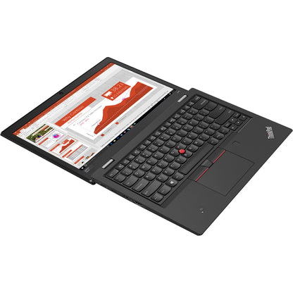 Ordinateur portable Lenovo ThinkPad L380 20M5004FUS avec écran tactile de 13,3 pouces - 1920 x 1080 - Intel Core i5 8e génération i5-8250U Quad-core (4 cœurs) 1,60 GHz - 8 Go de RAM au total - SSD de 256 Go - Noir graphite 20M5004FUS