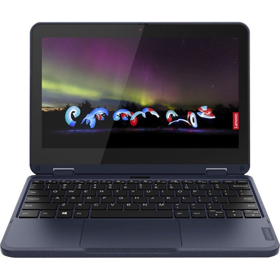 Ordinateur portable convertible 2 en 1 Lenovo 500w Gen 3 82J3000GUS 11,6" à écran tactile - HD - 1366 x 768 - Intel Celeron N5100 Quad-core (4 cœurs) 1,10 GHz - 4 Go de RAM totale - SSD 128 Go - Bleu abysse 82J3000GUS