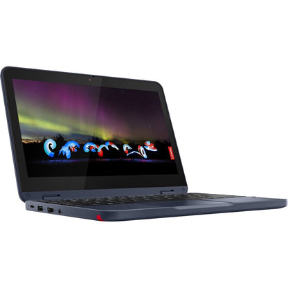 Ordinateur portable convertible 2 en 1 à écran tactile Lenovo 500w Gen 3 82J3000GCF 11,6" - HD - 1366 x 768 - Intel Celeron N5100 Quad-core (4 Core) 1,10 GHz - 4 Go de RAM totale - 4 Go de mémoire embarquée - 128 Go de SSD - Bleu abysse 82J3000GCF