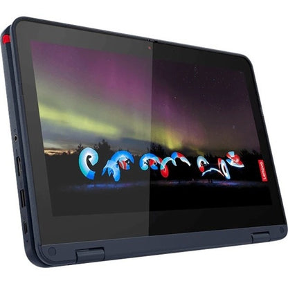 Ordinateur portable convertible 2 en 1 à écran tactile Lenovo 500w Gen 3 82J3001AUS 11,6" - HD - 1366 x 768 - Intel Celeron N5100 Quad-core (4 Core) 1,10 GHz - 4 Go de RAM totale - 4 Go de mémoire embarquée - 128 Go de SSD - Bleu abysse 82J3001AUS