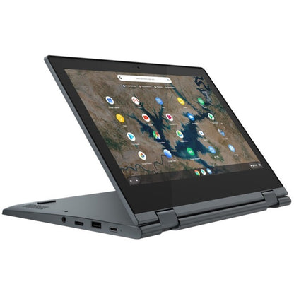 Lenovo IdeaPad Flex 3 CB 11IGL05 82BB0038CF Ordinateur portable convertible 2 en 1 à écran tactile 11,6" - HD - 1366 x 768 - Intel Celeron N4000 Dual-core (2 cœurs) 1,10 GHz - 4 Go de RAM totale - 64 Go de mémoire flash - Bleu abysse 82BB0038CF