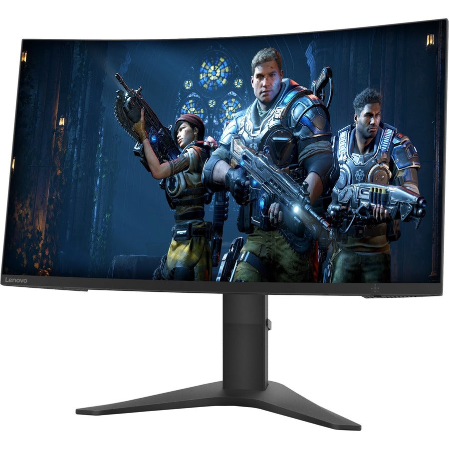 Moniteur LCD de jeu WLED incurvé Full HD 27" Lenovo G27c-10 - 16:9 - Noir corbeau 66A3GCCBUS