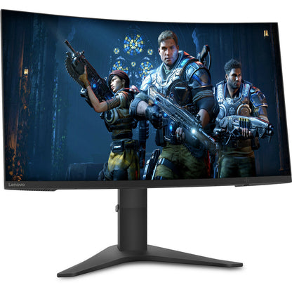 Moniteur LCD de jeu WLED incurvé Full HD 27" Lenovo G27c-10 - 16:9 - Noir corbeau 66A3GCCBUS
