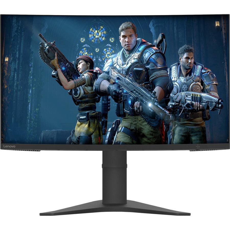 Moniteur LCD de jeu WLED incurvé Full HD 27" Lenovo G27c-10 - 16:9 - Noir corbeau 66A3GCCBUS