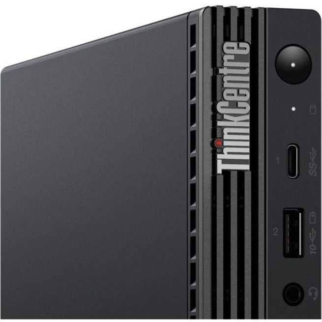 Ordinateur de bureau Lenovo ThinkCentre M80q 11DN0032US - Intel Core i5 10e génération i5-10500T Hexa-core (6 cœurs) 2,30 GHz - 8 Go de RAM DDR4 SDRAM - SSD 512 Go - Tiny - Raven Black 11DN0032US