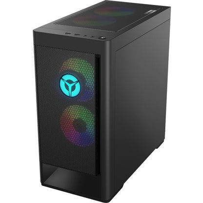Ordinateur de bureau de jeu Lenovo Legion T5 26IAB7 90SU000AUS - Intel Core i7 12e génération i7-12700 Dodeca-core (12 cœurs) - 32 Go de RAM DDR5 SDRAM - Disque dur 1 To - SSD NVMe M.2 PCI Express PCI Express NVMe 4.0 x4 1 To - Tour - Noir 90SU000AUS