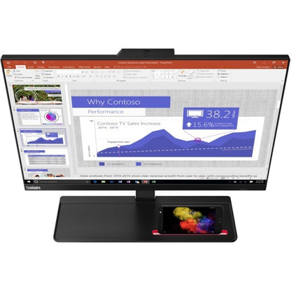 Ordinateur tout-en-un Lenovo ThinkCentre M90a 11CD009AUS - Intel Core i5 10e génération i5-10500 Hexa-core (6 cœurs) 3,10 GHz - 16 Go RAM DDR4 SDRAM - 256 Go SSD M.2 PCI Express NVMe 3.0 x4 - 23,8" Full HD 1920 x 1080 - Bureau - Noir 11CD009AUS