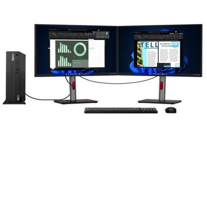 Ordinateur de bureau Lenovo ThinkCentre M80s Gen 3 11TG0008CA - Intel Core i5 12e génération i5-12500 Hexa-core (6 cœurs) 3 GHz - 8 Go de RAM DDR5 SDRAM - 256 Go NVMe M.2 PCI Express PCI Express NVMe 4.0 x4 SSD - Petit facteur de forme - Noir 11TG0008CA