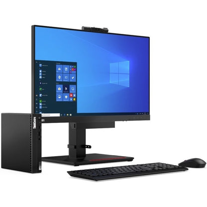 Ordinateur de bureau Lenovo ThinkCentre M75q Gen 2 11JJ000QCA - AMD Ryzen 3 4350GE Quad-core (4 cœurs) 3,50 GHz - 8 Go de RAM DDR4 SDRAM - Disque dur 1 To - Minuscule - Noir corbeau 11JJ000QCA