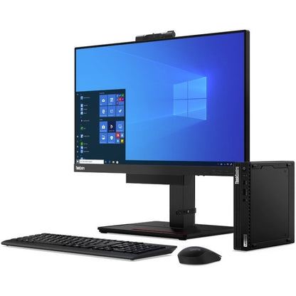 Ordinateur de bureau Lenovo ThinkCentre M75q Gen 2 11JJ000QCA - AMD Ryzen 3 4350GE Quad-core (4 cœurs) 3,50 GHz - 8 Go de RAM DDR4 SDRAM - Disque dur 1 To - Minuscule - Noir corbeau 11JJ000QCA