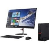 Ordinateur de bureau Lenovo ThinkCentre M75q Gen 2 11JJ000QCA - AMD Ryzen 3 4350GE Quad-core (4 cœurs) 3,50 GHz - 8 Go de RAM DDR4 SDRAM - Disque dur 1 To - Minuscule - Noir corbeau 11JJ000QCA