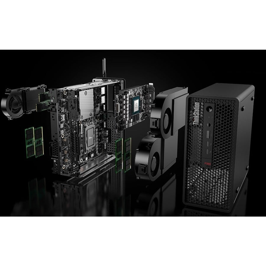 Lenovo ThinkStation P360 Ultra 30G1001DUS Workstation - 1 x Intel Core i9 Hexadeca-core (16 Core) i9-12900 12th Gen 2.40 GHz - 32 GB DDR5 SDRAM RAM - 1 TB SSD - Ultra Small 30G1001DUS