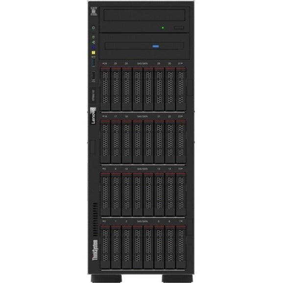 Lenovo ThinkSystem ST650 V2 7Z74A02KNA 4U Tower Server - 1 x Intel Xeon Silver 4309Y 2.80 GHz - 16 GB RAM - Serial ATA/600 Controller 7Z74A02KNA