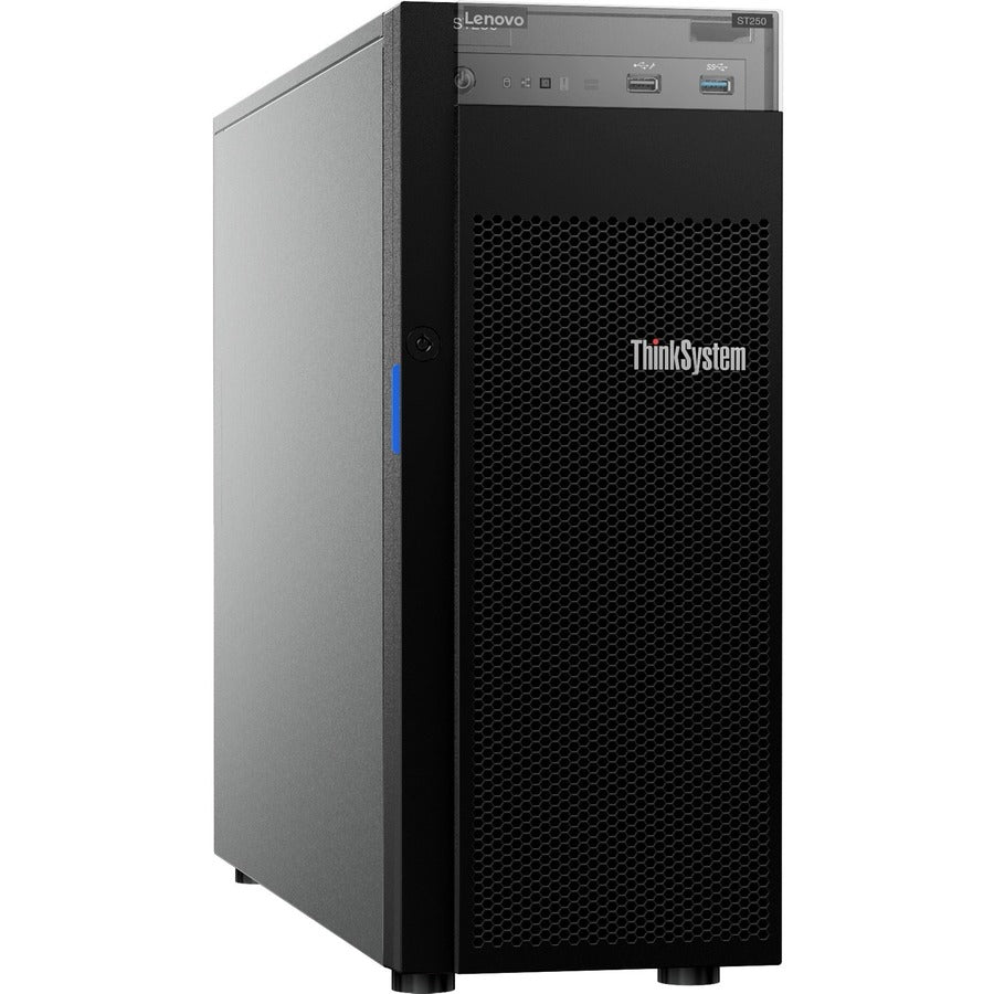 Lenovo ThinkSystem ST250 7Y46A002NA 4U Tower Server - 1 x Intel Xeon E-2174G 3.80 GHz - 8 GB RAM - Serial ATA/600 Controller 7Y46A002NA