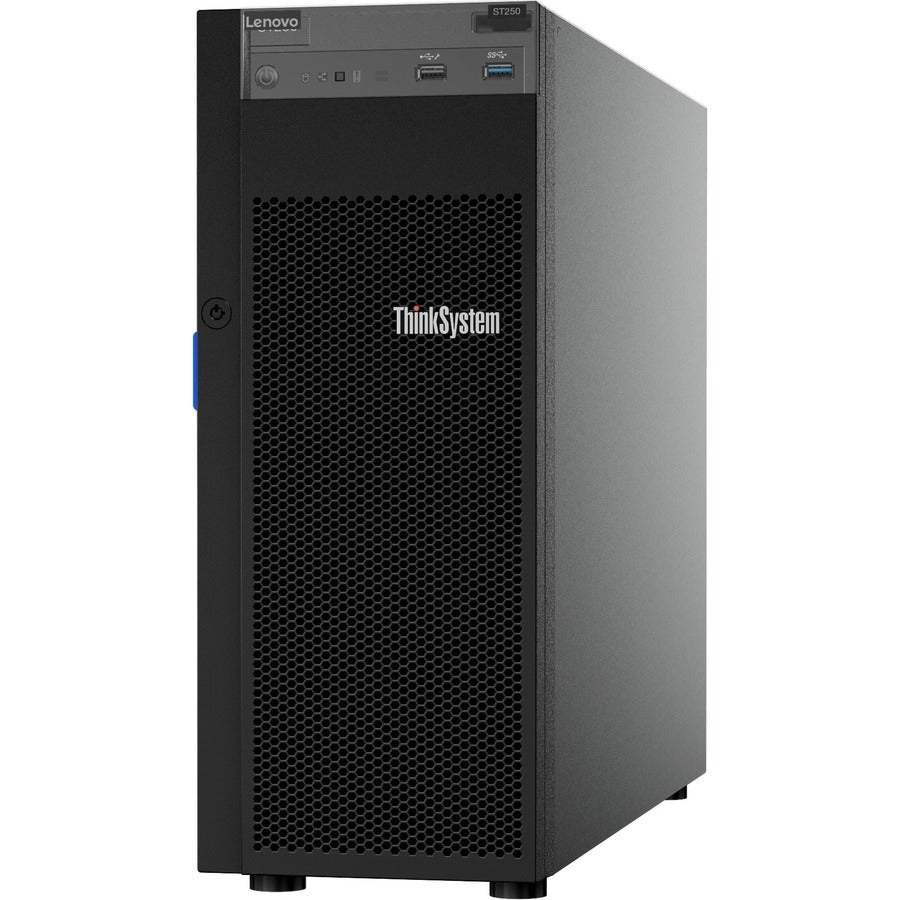 Lenovo ThinkSystem ST250 7Y46A002NA 4U Tower Server - 1 x Intel Xeon E-2174G 3.80 GHz - 8 GB RAM - Serial ATA/600 Controller 7Y46A002NA