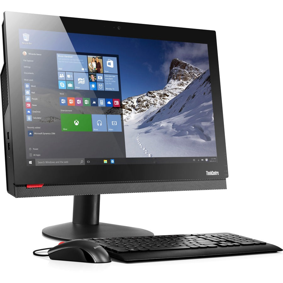 Ordinateur tout-en-un Lenovo ThinkCentre M800z 10EU001TCA - Intel Core i5 6e génération i5-6400T 2,20 GHz - 4 Go de RAM DDR4 SDRAM - Disque dur 500 Go - 21,5" 1920 x 1080 - Bureau 10EU001TCA