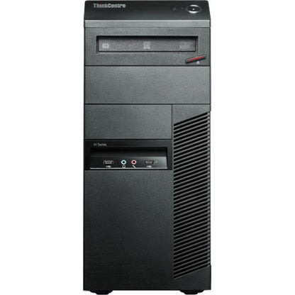 Ordinateur de bureau Lenovo ThinkCentre M78 10BR0005US - AMD A-Series A8-6500B Quad-core (4 Core) 3,50 GHz - 4 Go RAM DDR3 SDRAM - Disque dur 500 Go - Tour - Noir professionnel 10BR0005US