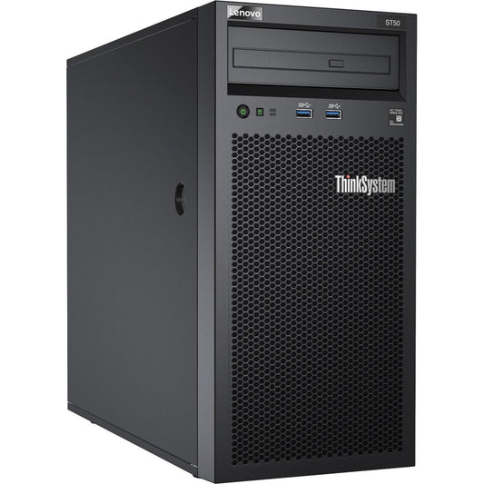 Lenovo ThinkSystem ST50 7Y48A04MNA 4U Tower Server - 1 x Intel Celeron G4900 3.10 GHz - 8 GB RAM - Serial ATA/600 Controller 7Y48A04MNA
