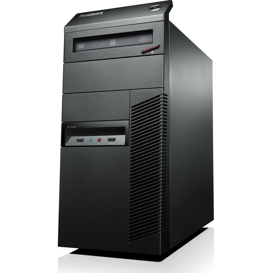 Ordinateur de bureau Lenovo ThinkCentre M93p 10A7003QCA - Intel Core i5 4e génération i5-4590 Quad-core (4 cœurs) 3,30 GHz - 4 Go de RAM DDR3 SDRAM - Disque dur 500 Go - Mini-tour - Noir professionnel 10A7003QCA