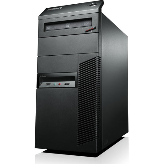 Ordinateur de bureau Lenovo ThinkCentre M93p 10A7003QCA - Intel Core i5 4e génération i5-4590 Quad-core (4 cœurs) 3,30 GHz - 4 Go de RAM DDR3 SDRAM - Disque dur 500 Go - Mini-tour - Noir professionnel 10A7003QCA