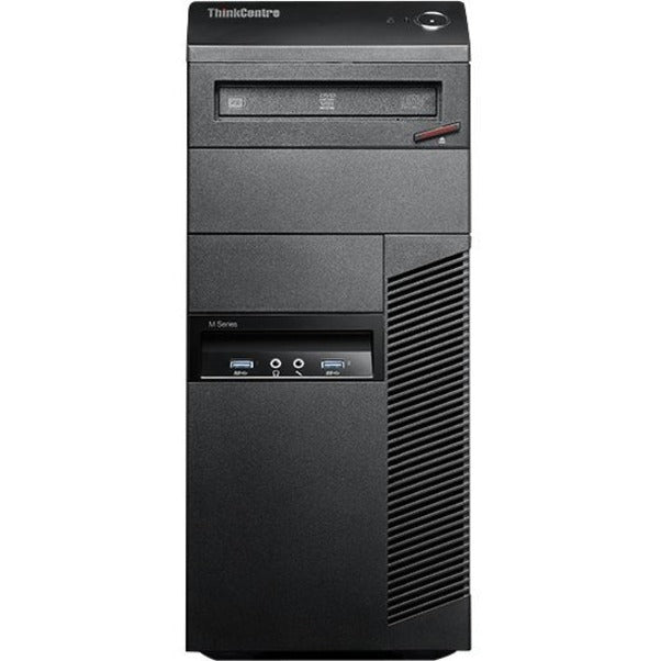 Ordinateur de bureau Lenovo ThinkCentre M93p 10A7003QCA - Intel Core i5 4e génération i5-4590 Quad-core (4 cœurs) 3,30 GHz - 4 Go de RAM DDR3 SDRAM - Disque dur 500 Go - Mini-tour - Noir professionnel 10A7003QCA