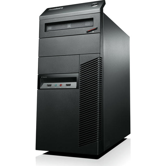 Ordinateur de bureau Lenovo ThinkCentre M92p 2992E4F - Intel Core i5 3e génération i5-3570 Quad-core (4 cœurs) 3,40 GHz - 4 Go de RAM DDR3 SDRAM - Disque dur 500 Go - Tour - Noir professionnel 2992E4F