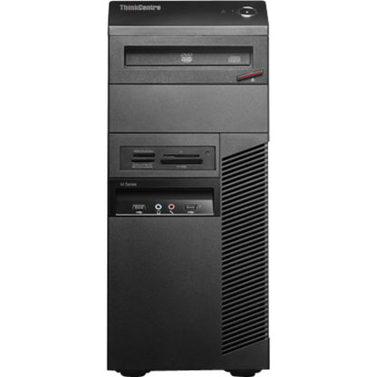 Ordinateur de bureau Lenovo ThinkCentre M92p 2992E4F - Intel Core i5 3e génération i5-3570 Quad-core (4 cœurs) 3,40 GHz - 4 Go de RAM DDR3 SDRAM - Disque dur 500 Go - Tour - Noir professionnel 2992E4F