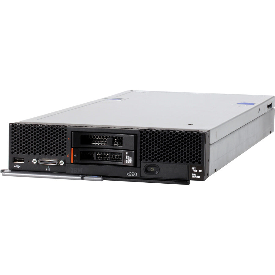 Serveur Lenovo Flex System x220 7906B2U - 1 x Intel Xeon E5-2430L 2 GHz - 4 Go RAM - Contrôleur Serial ATA/600 7906B2U
