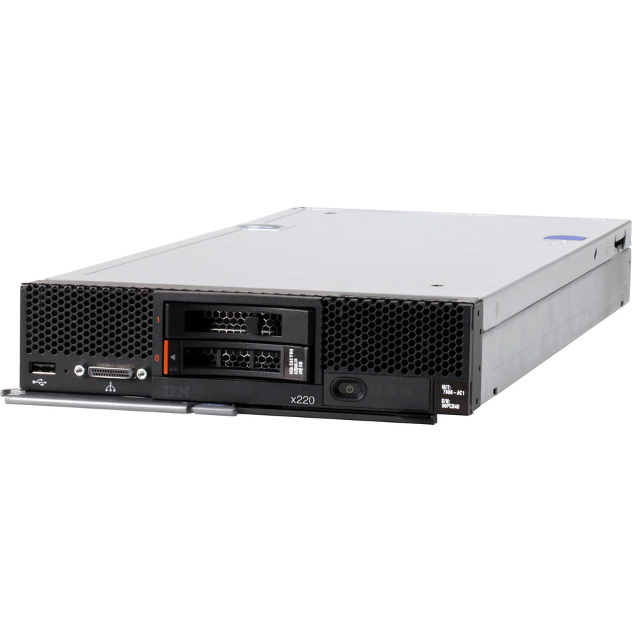 Serveur Lenovo Flex System x220 7906G4U - 1 x Intel Xeon E5-2430 2,20 GHz - 4 Go RAM - Contrôleur Serial ATA/600 7906G4U