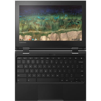 Lenovo 500e Chromebook 2e génération 81MC005AUS Chromebook convertible 2 en 1 à écran tactile 11,6" - HD - 1366 x 768 - Intel Celeron N4120 Quad-core (4 cœurs) 1,10 GHz - 4 Go de RAM totale - 32 Go de mémoire flash - Noir 81MC005AUS