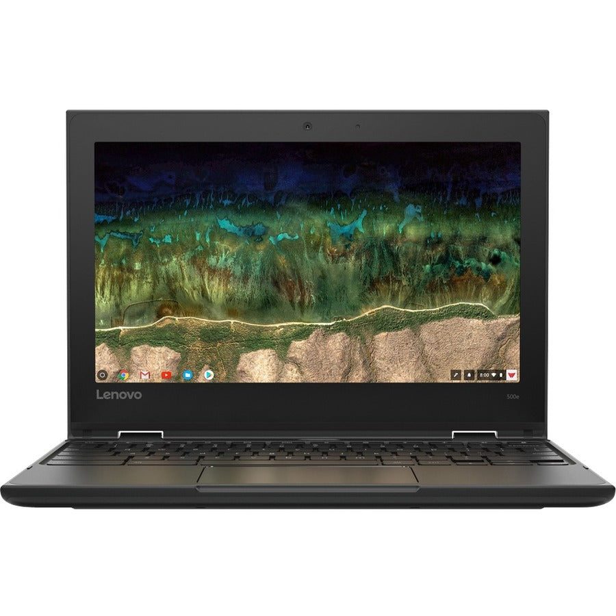 Lenovo 500e Chromebook 2e génération 81MC005AUS Chromebook convertible 2 en 1 à écran tactile 11,6" - HD - 1366 x 768 - Intel Celeron N4120 Quad-core (4 cœurs) 1,10 GHz - 4 Go de RAM totale - 32 Go de mémoire flash - Noir 81MC005AUS